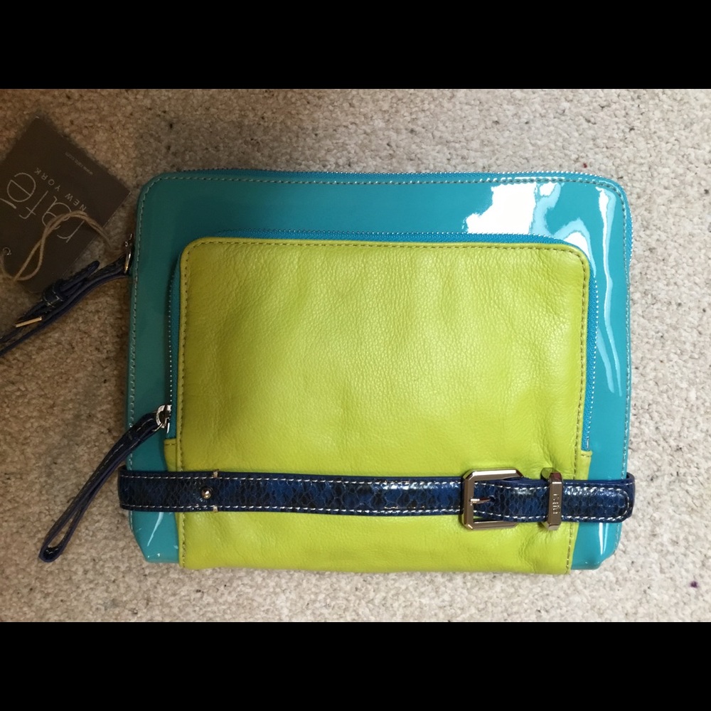 Rafe Fabulous & Fun Leather Wristlet Clutch-NWT